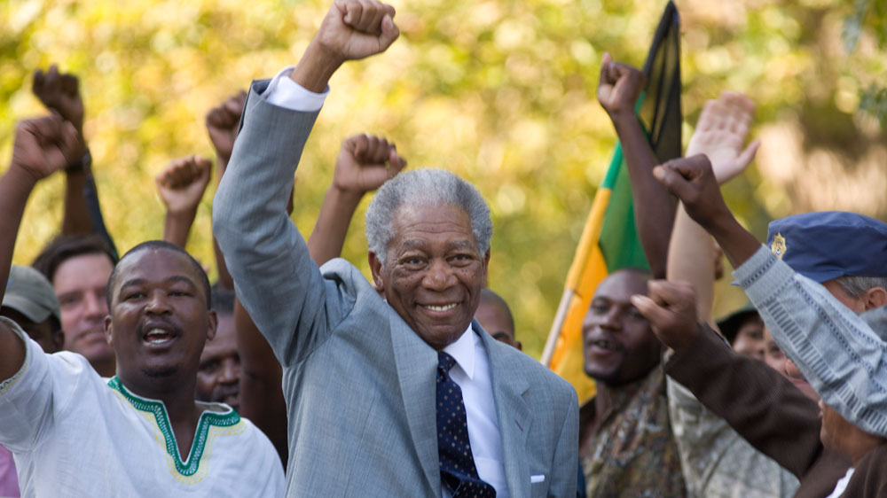 Nelson Mandela en Invictus