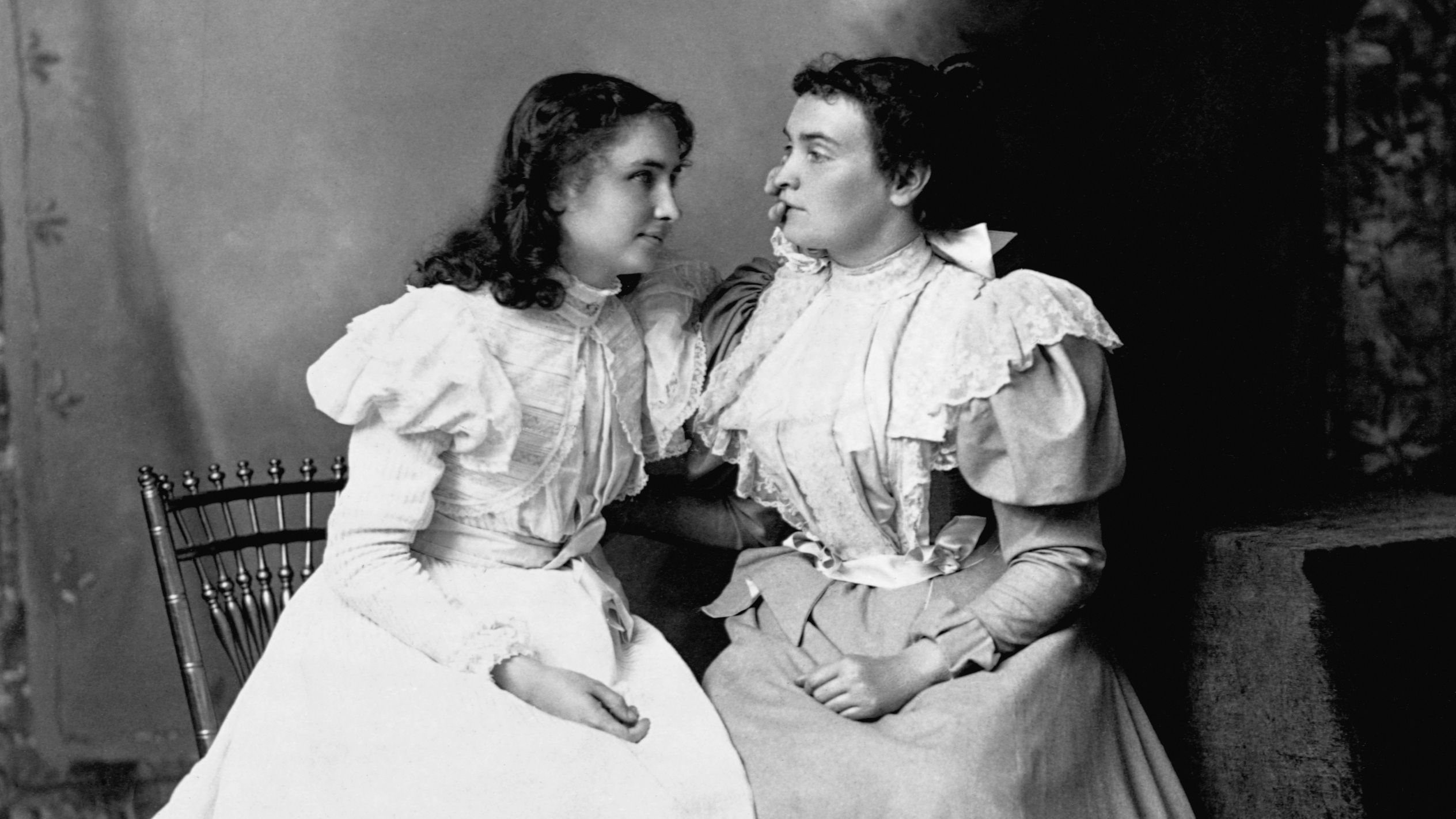 Helen Keller y Anne Sullivan